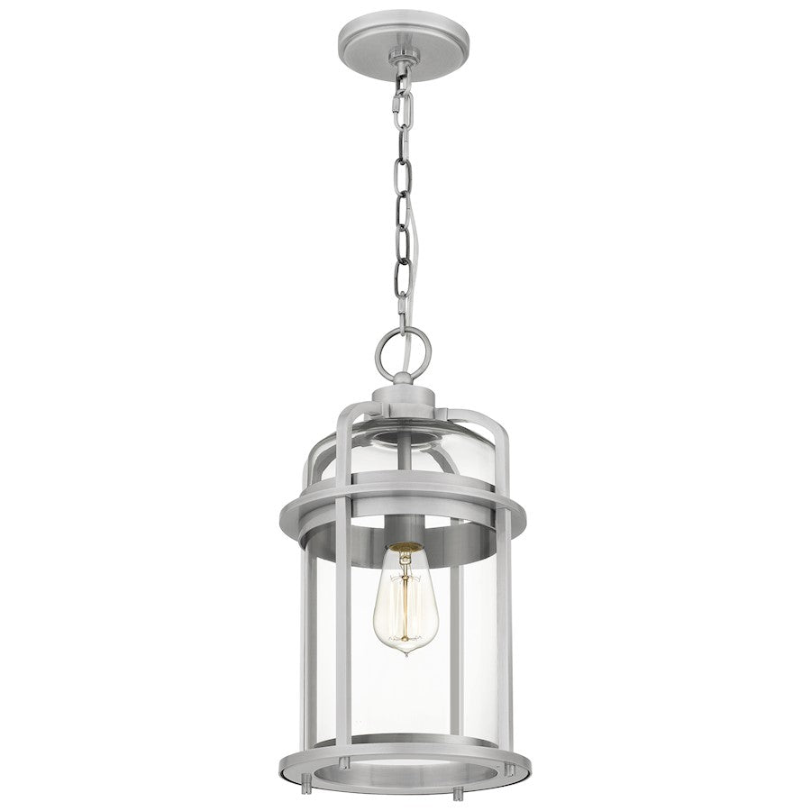 Quoizel Carrington 1 Light Outdoor Hanging Lantern, Aluminum