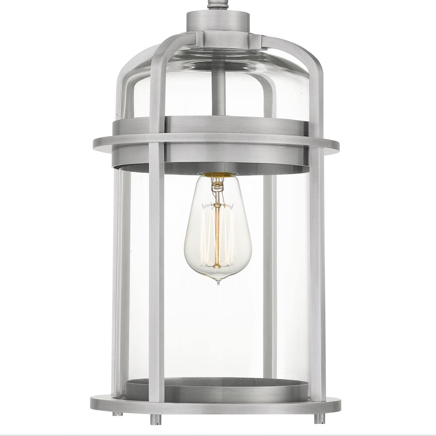 Quoizel Carrington 1 Light Outdoor Hanging Lantern, Aluminum