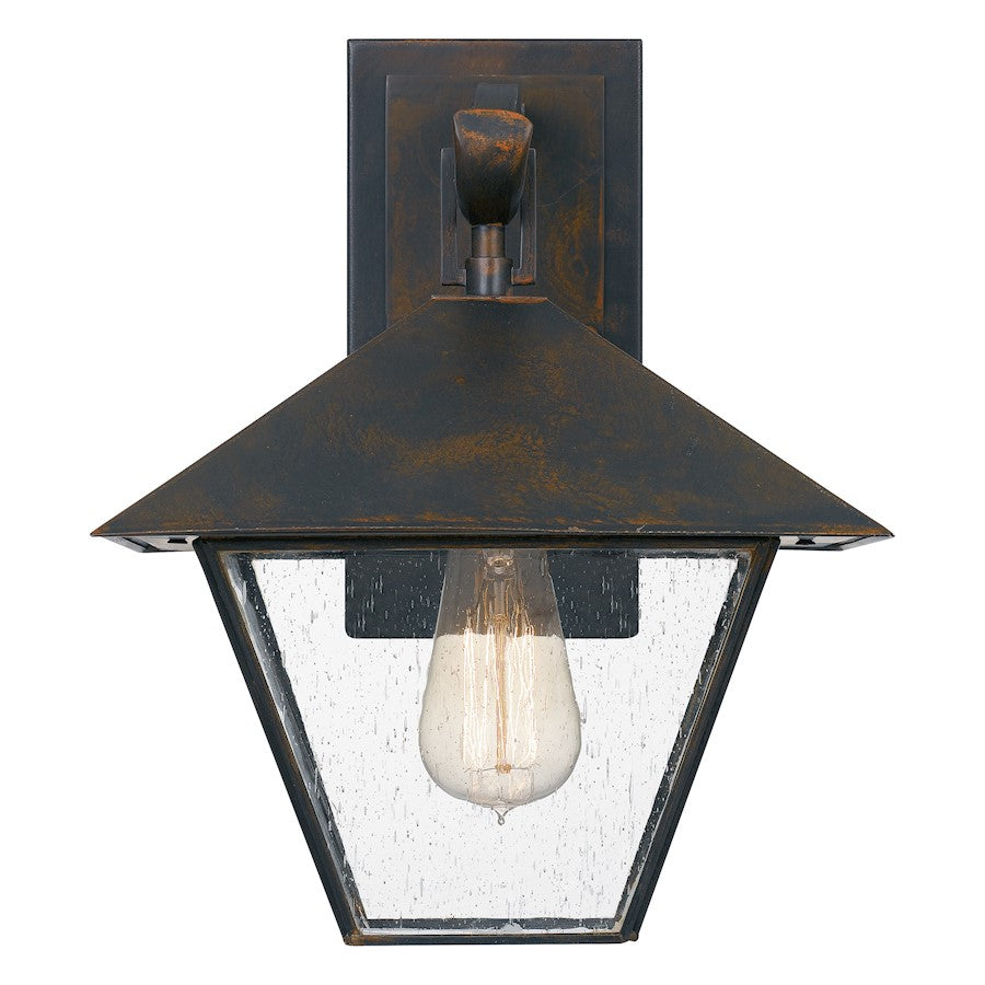 Quoizel Corporal 1 Light 13" Outdoor Wall Lantern, Industrial Bronze