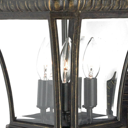 3 Light Devon Up Mount Outdoor Wall Lantern