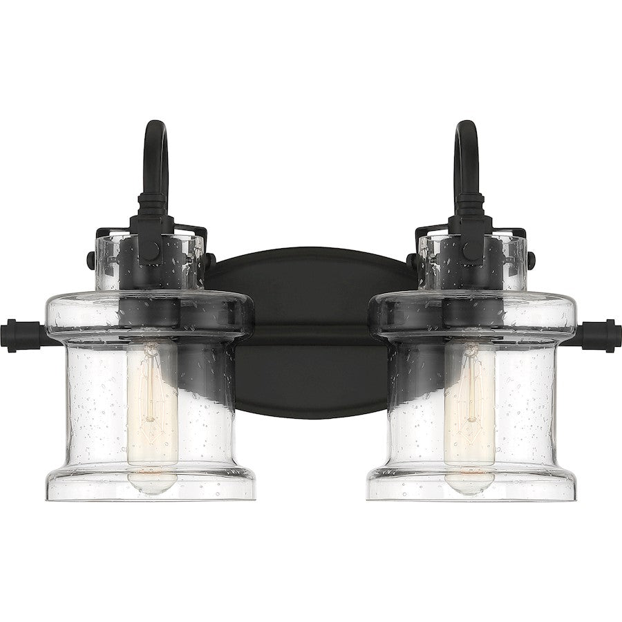 Quoizel Danbury Bath Light, Earth Black