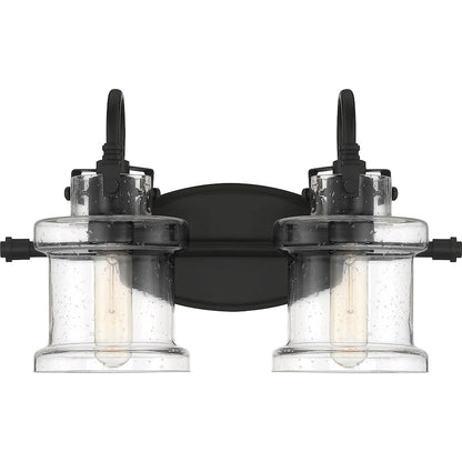 Quoizel Danbury Bath Light, Earth Black
