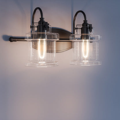 Quoizel Danbury Bath Light, Earth Black