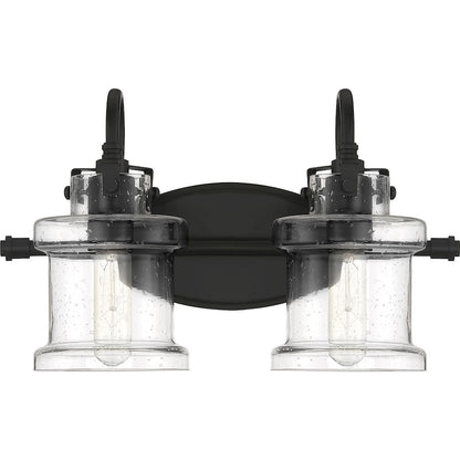 Quoizel Danbury Bath Light, Earth Black