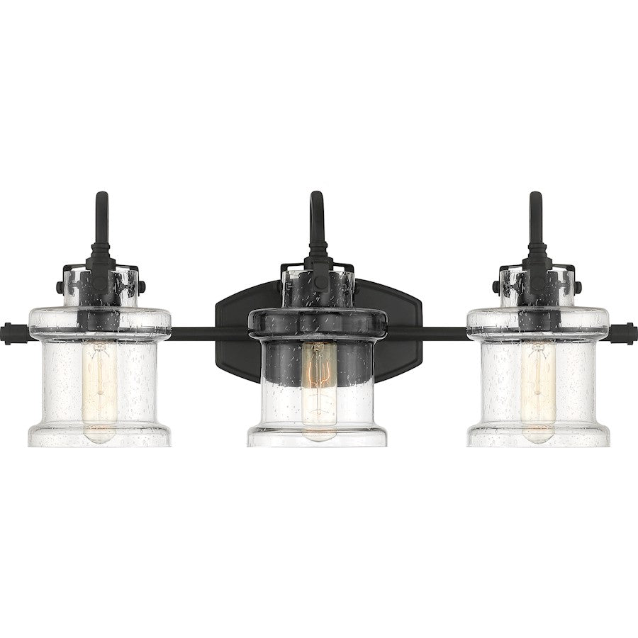 Quoizel Danbury Bath Light, Earth Black