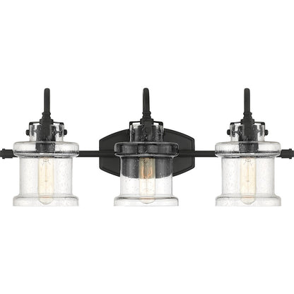 Quoizel Danbury Bath Light, Earth Black