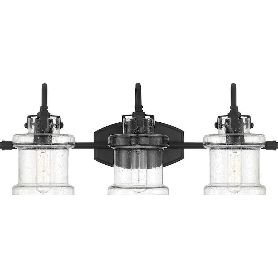 Quoizel Danbury Bath Light, Earth Black