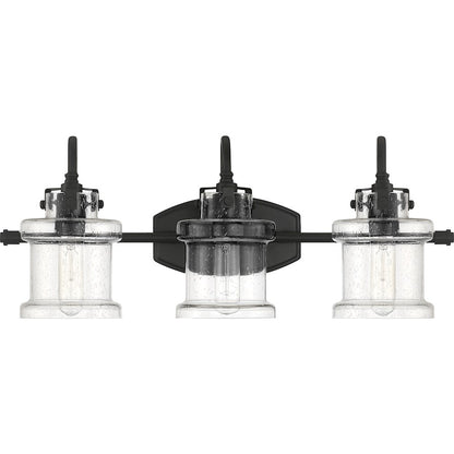 Quoizel Danbury Bath Light, Earth Black