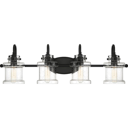 Quoizel Danbury Bath Light, Earth Black