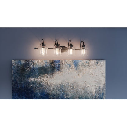 Quoizel Danbury Bath Light, Earth Black