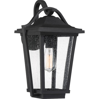 Quoizel Darius 1 Light Outdoor Lantern, Earth Black