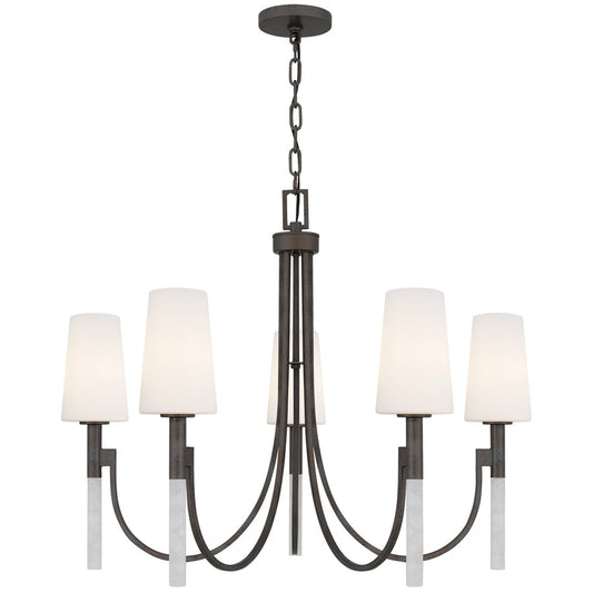 Quoizel Eloura 5-Lt Iron Gate Chandelier, Iron Gate - ELOU5032IN
