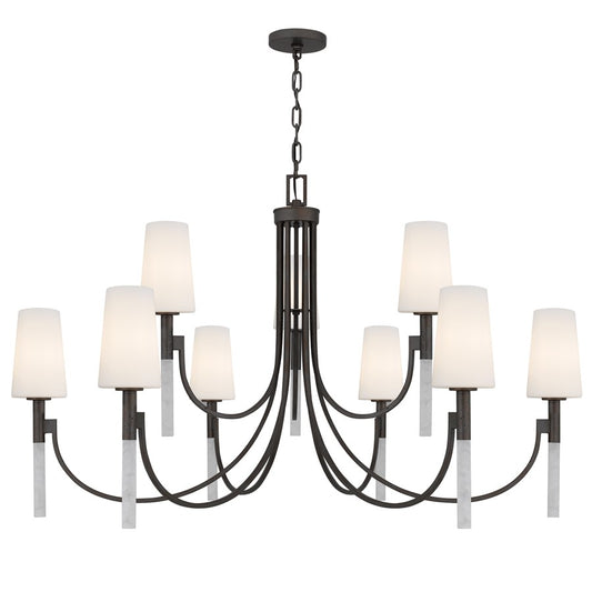 Quoizel Eloura 9-Lt Iron Gate Chandelier, Iron Gate - ELOU5048IN