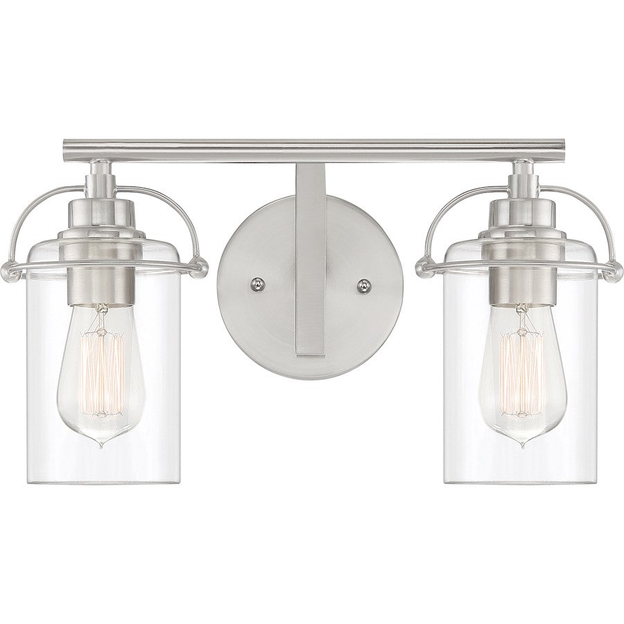 Bathroom Vanity Light, Brushed Nickel