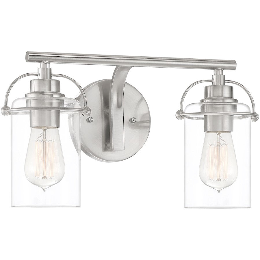Bathroom Vanity Light, Brushed Nickel