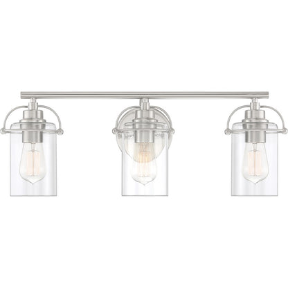 Bathroom Vanity Light, Brushed Nickel
