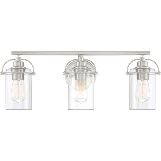 Bathroom Vanity Light, Brushed Nickel