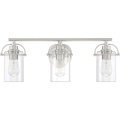 Bathroom Vanity Light, Brushed Nickel