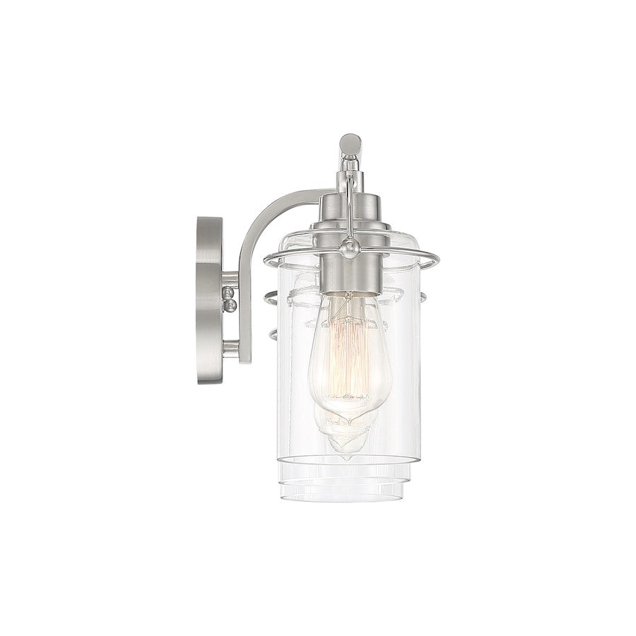 Bathroom Vanity Light, Brushed Nickel