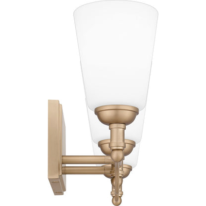 3 Light Bathroom Vanity Light, Bronze Gold
