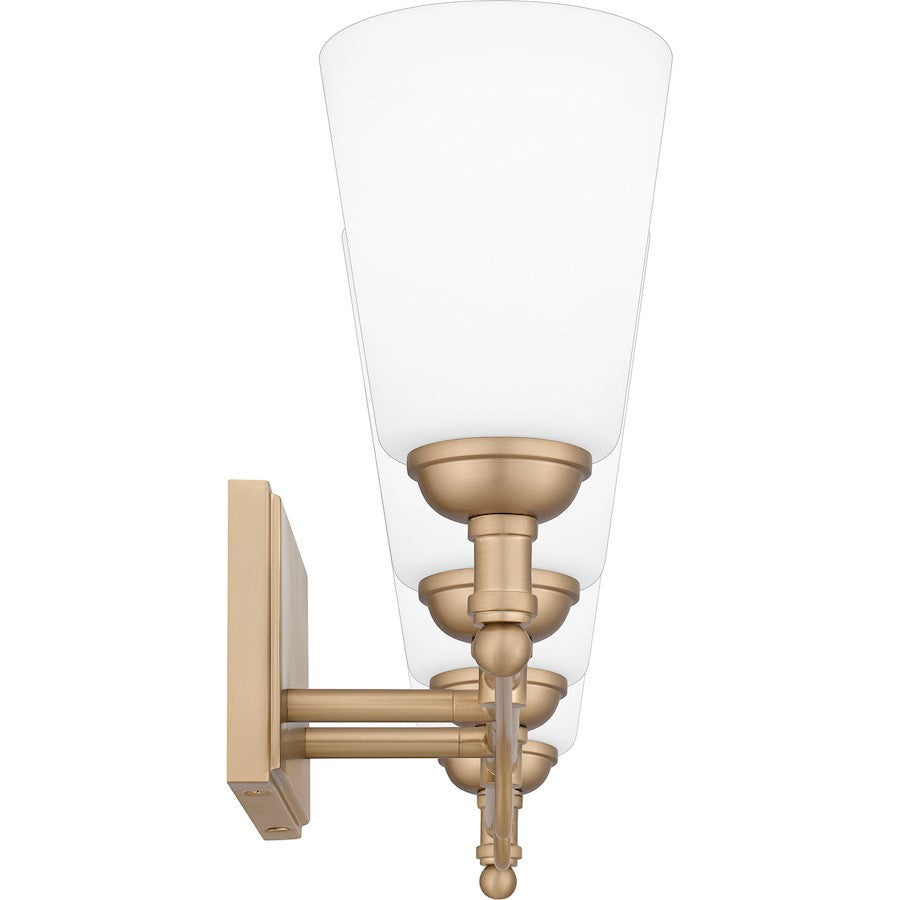 4 Light Bathroom Vanity Light, Bronze Gold