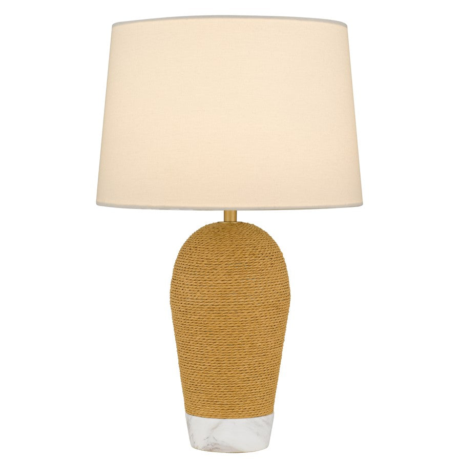 Quoizel Freya 1-Lt Brushed Gold Table Lamp, Brushed Gold - FRE6224BRG