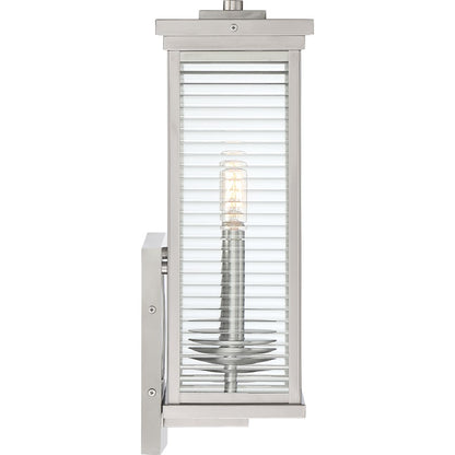 Quoizel Gardner 2 Light 17" Outdoor Lantern, Stainless Steel