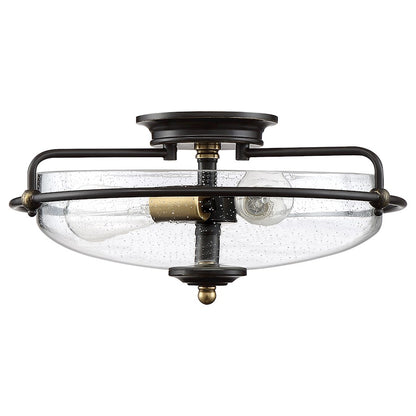 Quoizel Griffin Flush Mount, Palladian Bronze