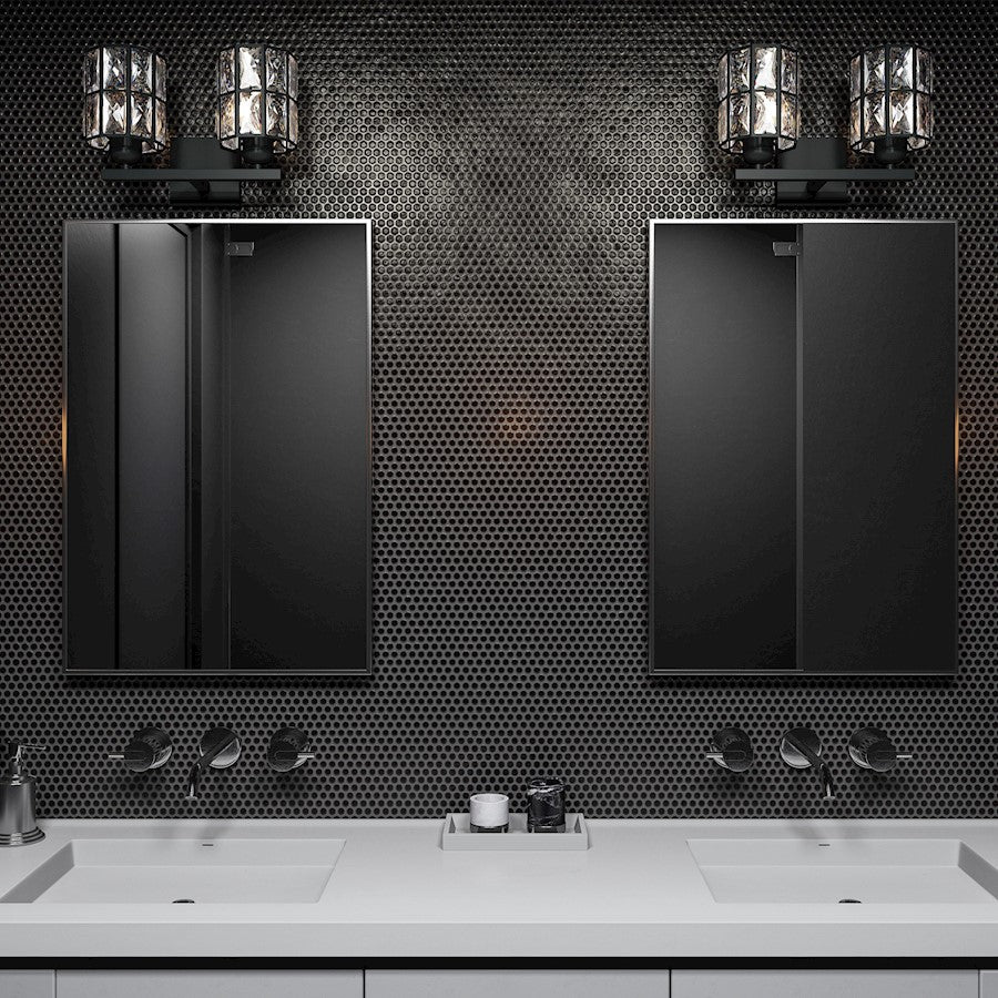Bathroom Vanity Light, Matte Black