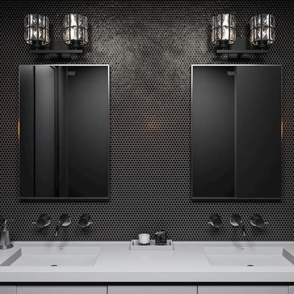 Bathroom Vanity Light, Matte Black