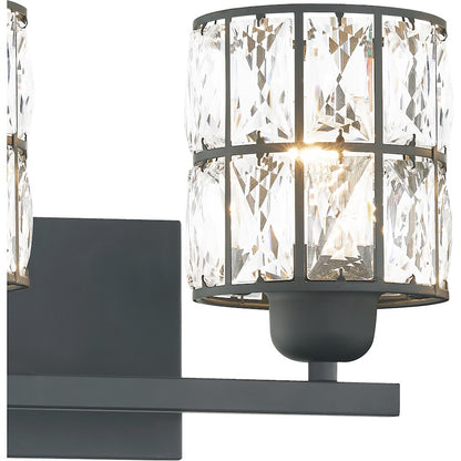 Bathroom Vanity Light, Matte Black