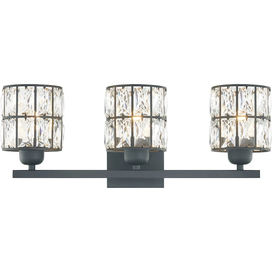 Bathroom Vanity Light, Matte Black