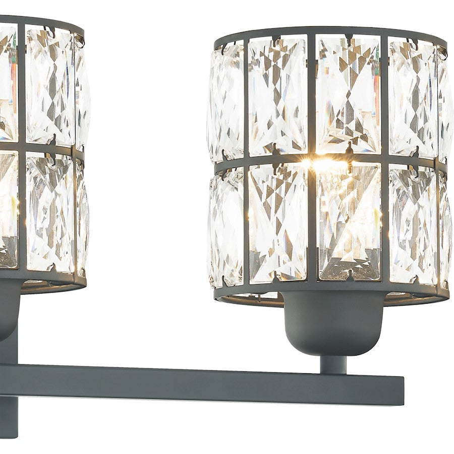 Bathroom Vanity Light, Matte Black