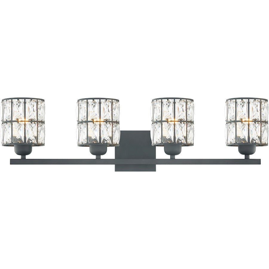 Bathroom Vanity Light, Matte Black