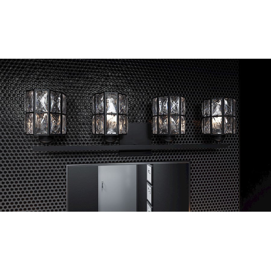 Bathroom Vanity Light, Matte Black