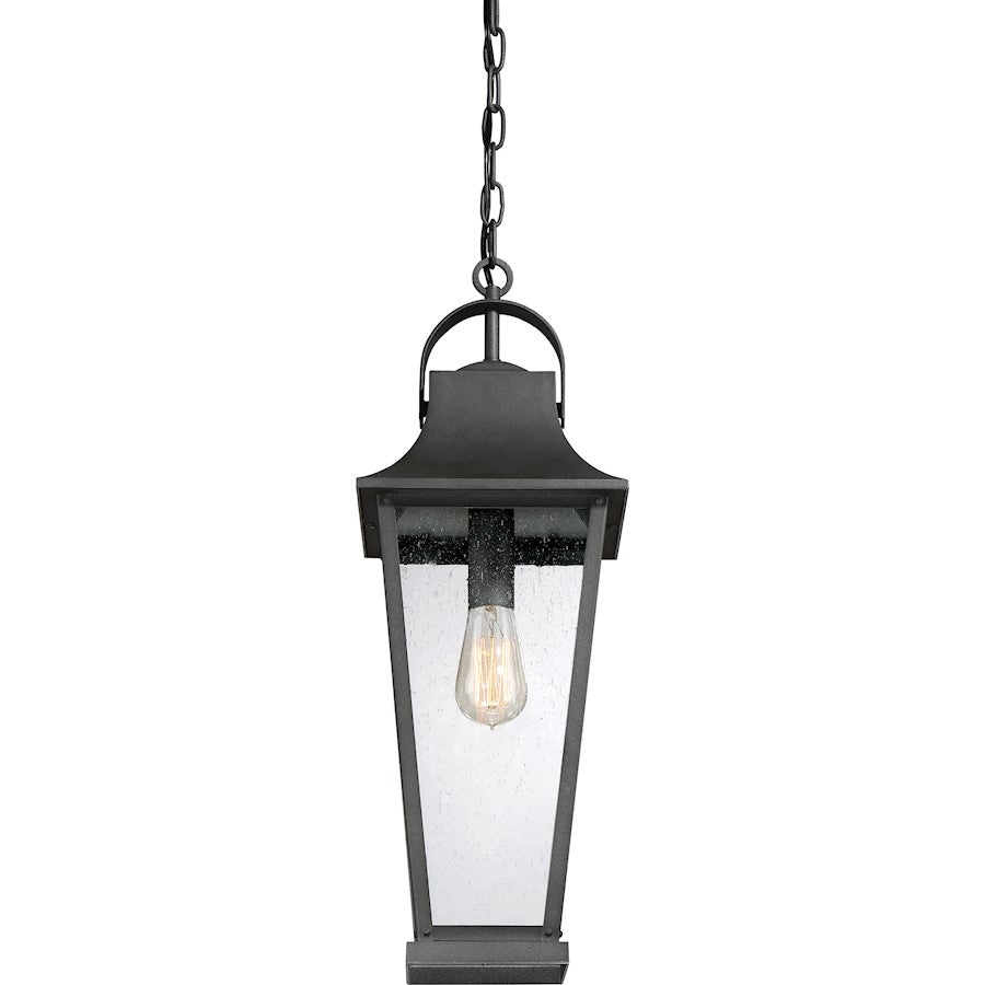 Quoizel Galveston Outdoor Hanging Lantern, Mottled Black