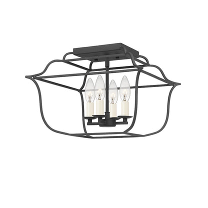 Quoizel Gallery 4 Light Semi-Flush Mount