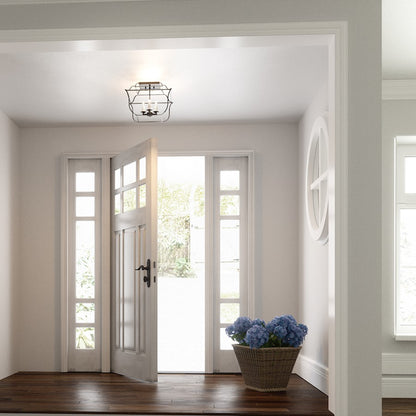 Quoizel Gallery 4 Light Semi-Flush Mount