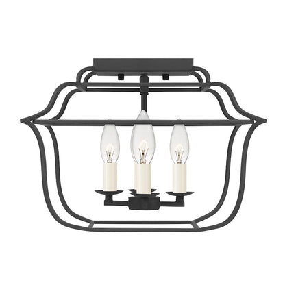 Quoizel Gallery 4 Light Semi-Flush Mount