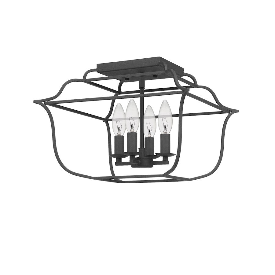 Quoizel Gallery 4 Light Semi-Flush Mount