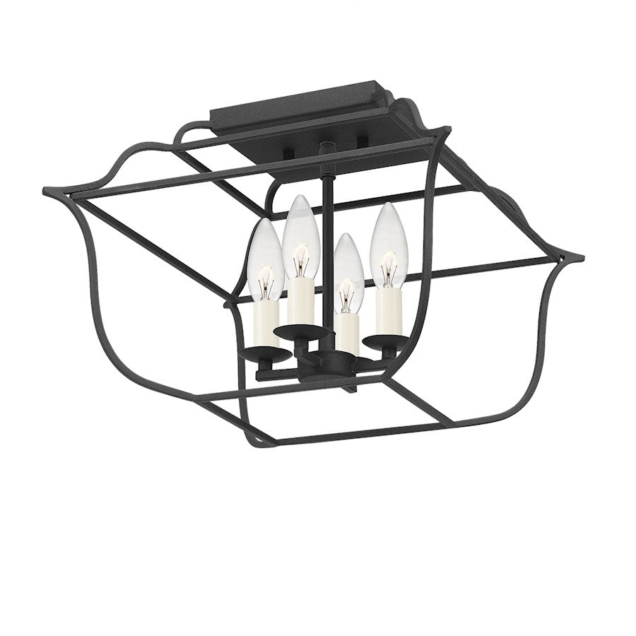 Quoizel Gallery 4 Light Semi-Flush Mount