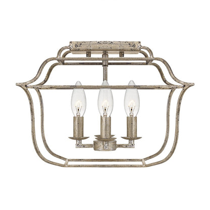 Quoizel Gallery 4 Light Semi-Flush Mount