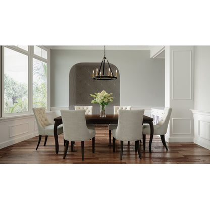 Quoizel Graylyn Chandelier, Matte Black