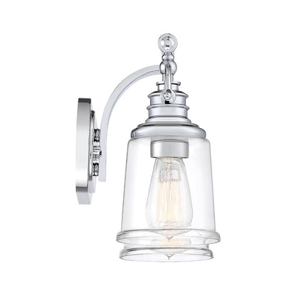 2 Light Bathroom Vanity Light, Polished Chrome