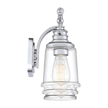 3 Light Bathroom Vanity Light, Polished Chrome