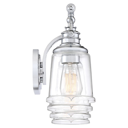4 Light Bathroom Vanity Light, Polished Chrome