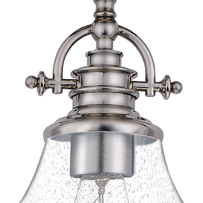 1 Light1 Light Pendant, Brushed Nickel