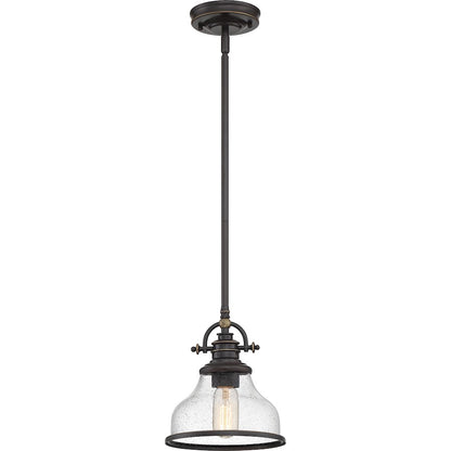 1 Light Mini Pendant, Palladian Bronze