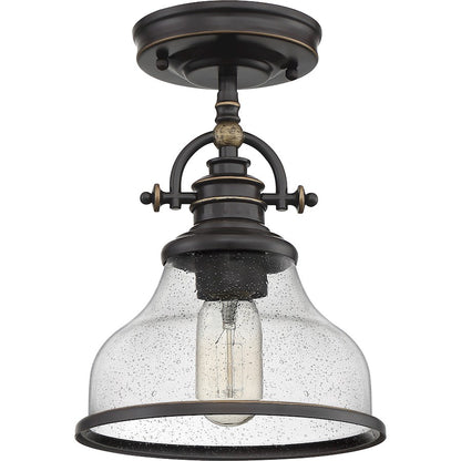 1 Light Mini Pendant, Palladian Bronze