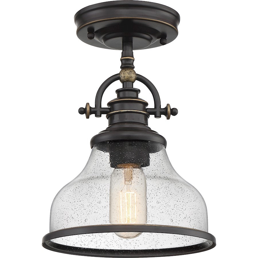 1 Light Mini Pendant, Palladian Bronze